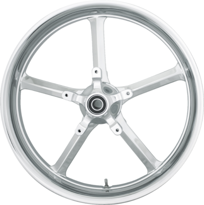 Wheel - Front - Coastal Moto - Rockstar - Dual Disc - without ABS - Chrome - 21" x 3.25" - FL