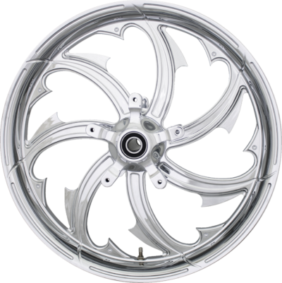 Wheel - Front - Coastal Moto - Fury - Dual Disc - without ABS - Chrome - 21" x 3.25" - FL