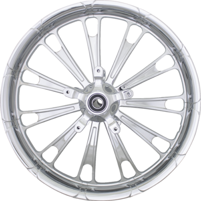 Wheel - Front - Coastal Moto - Fuel - Dual Disc - with ABS - Chrome - 21" x 3.25" - FL