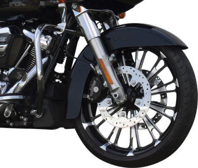 Wheel - Front - Coastal Moto - Fuel - Dual Disc - without ABS - Black Cut - 21" x 3.25" - FL