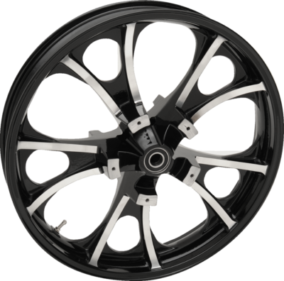 Wheel - Front - Coastal Moto - Largo - Dual Disc - with ABS - Black Cut - 21" x 3.5"