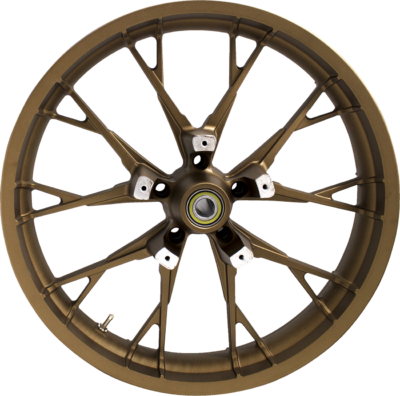 Wheel - Front - Coastal Moto - Marlin - Dual Disc - with ABS - Bronze - 21" x 3.5"