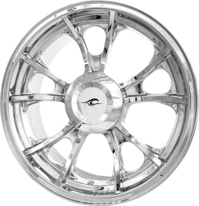 Wheel - Rear - Coastal Moto - Largo - Single Disc - with or without ABS - Chrome - 18" x 7"