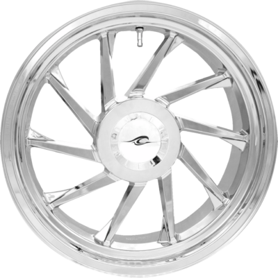 Wheel – Left Rear – Coastal Moto - Hurricane – Single Disc – without ABS – Chrome – 18″ x 7″ – Trike