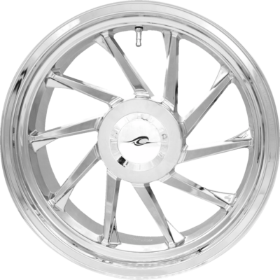 Wheel – Right Rear – Coastal Moto - Hurricane – Single Disc – without ABS – Chrome – 18″ x 7″ – Trike