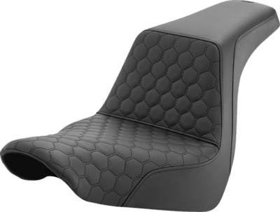 Seat - Saddlemen - Step-up - Honeycomb - Black Stitching - without Backrest - FL/FX '18-'24