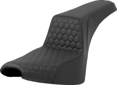 Seat - Saddlemen - Step-up - Honeycomb - Black Stitching - without Backrest - FXBB/FXST '18-'24