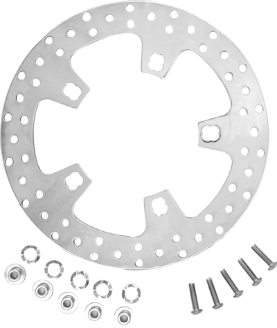 Brake Rotor - 11.5" - Front - Polished - '00-'07 Touring